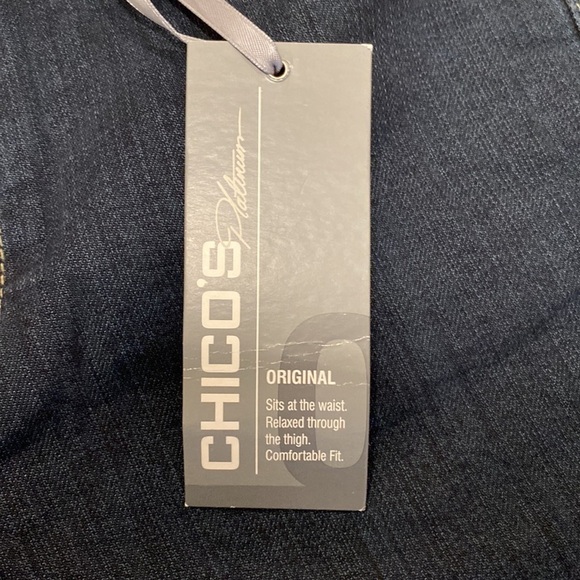 Chico’s Platinum Original Charm Crop Denim Jeans NWT - Picture 6 of 11